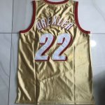 NBA 22 Drexler blazers 1991-92 authentique Maillot gold